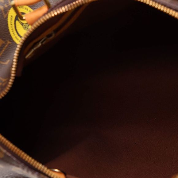 Louis Vuitton Speedy Bandouliere Bag Limited Edition World Tour Monogram Canvas - Picture 6 of 9